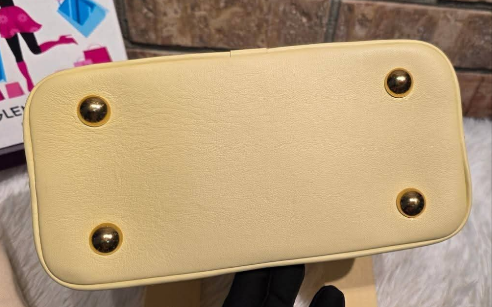 Authentic Louis Vuitton Alma BB Bubblegram Banane