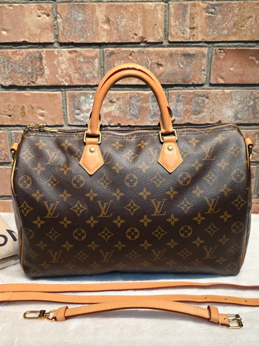 Authentic Louis Vuitton Speedy Bandoliere 35