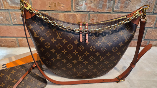 Authentic Louis Vuitton Loop Hobo with Pouch