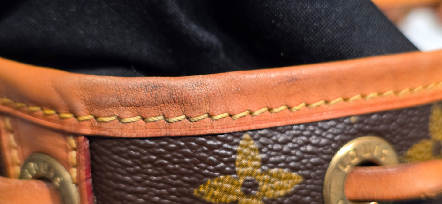 Authentic Louis Vuitton Petite Noe Monogram