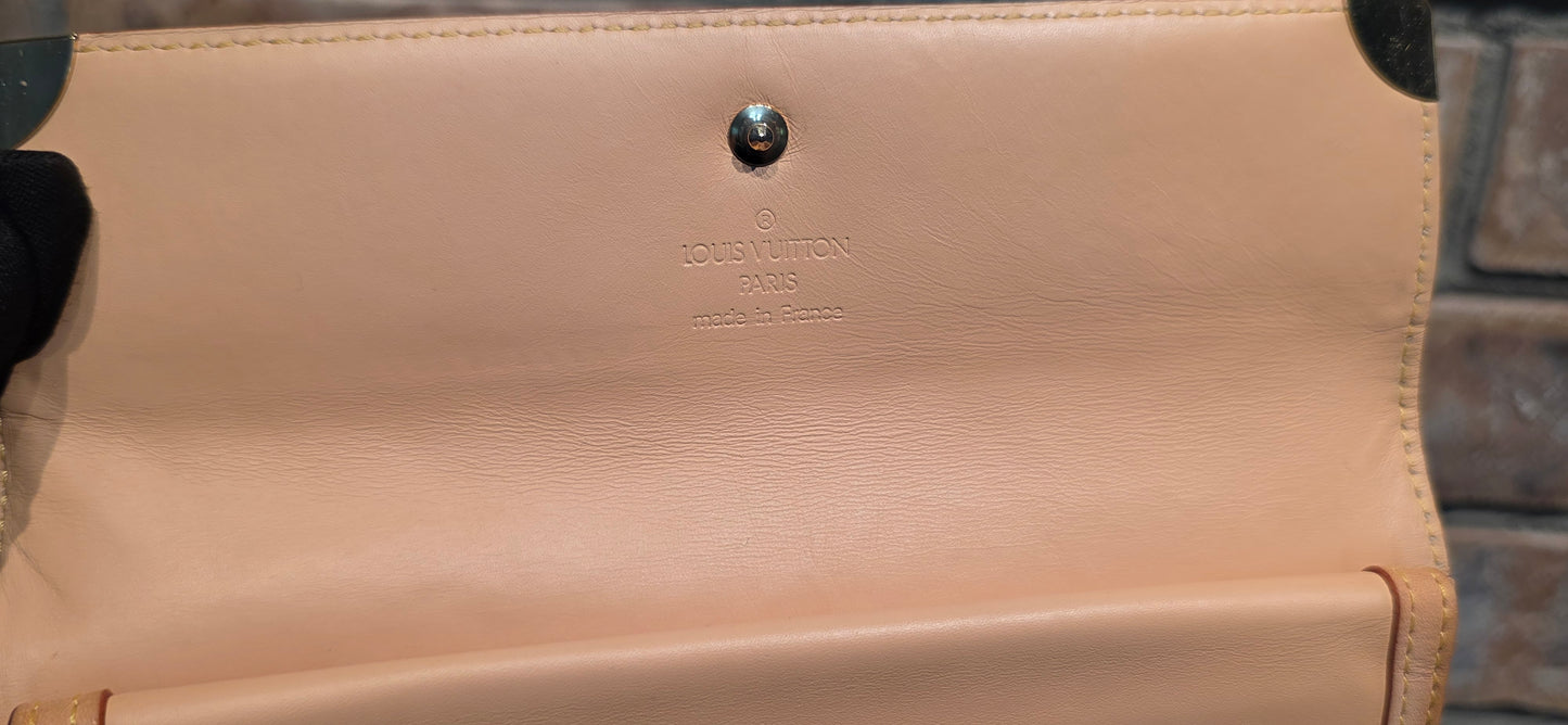 Authentic Louis Vuitton Multicolor Blanc Porte Tresor Wallet