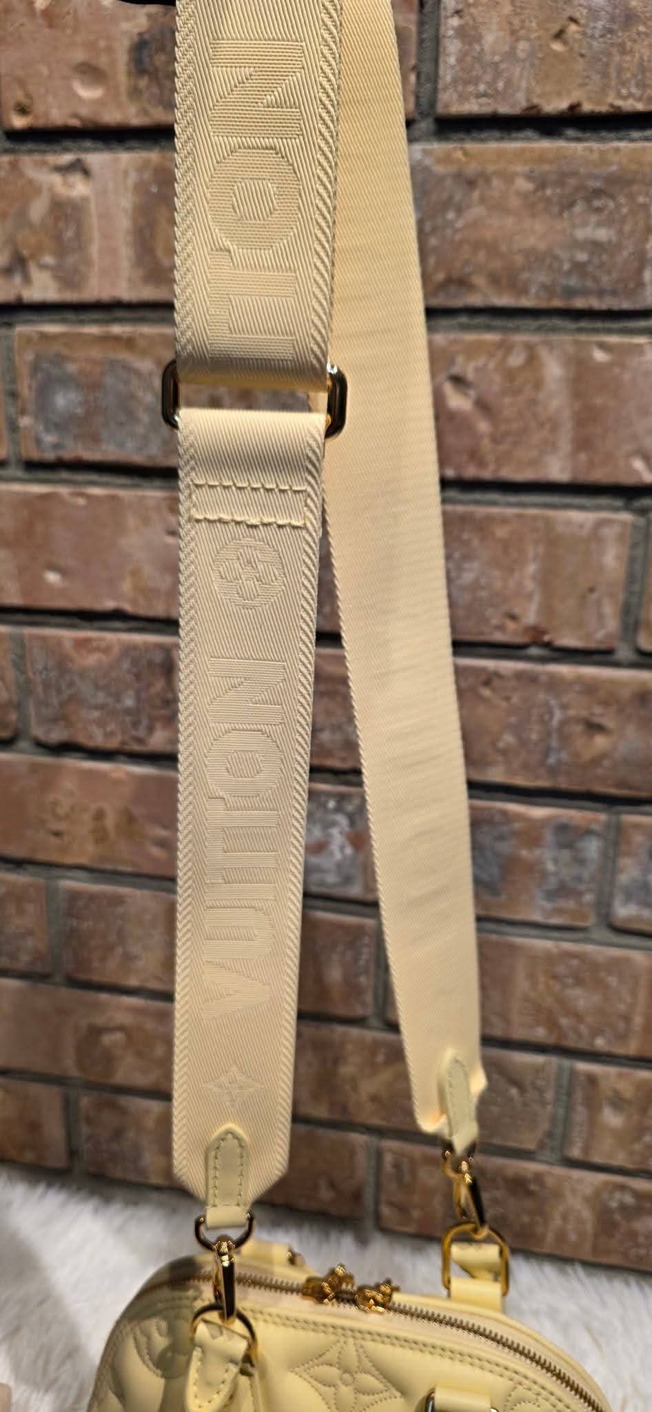 Authentic Louis Vuitton Alma BB Bubblegram Banane