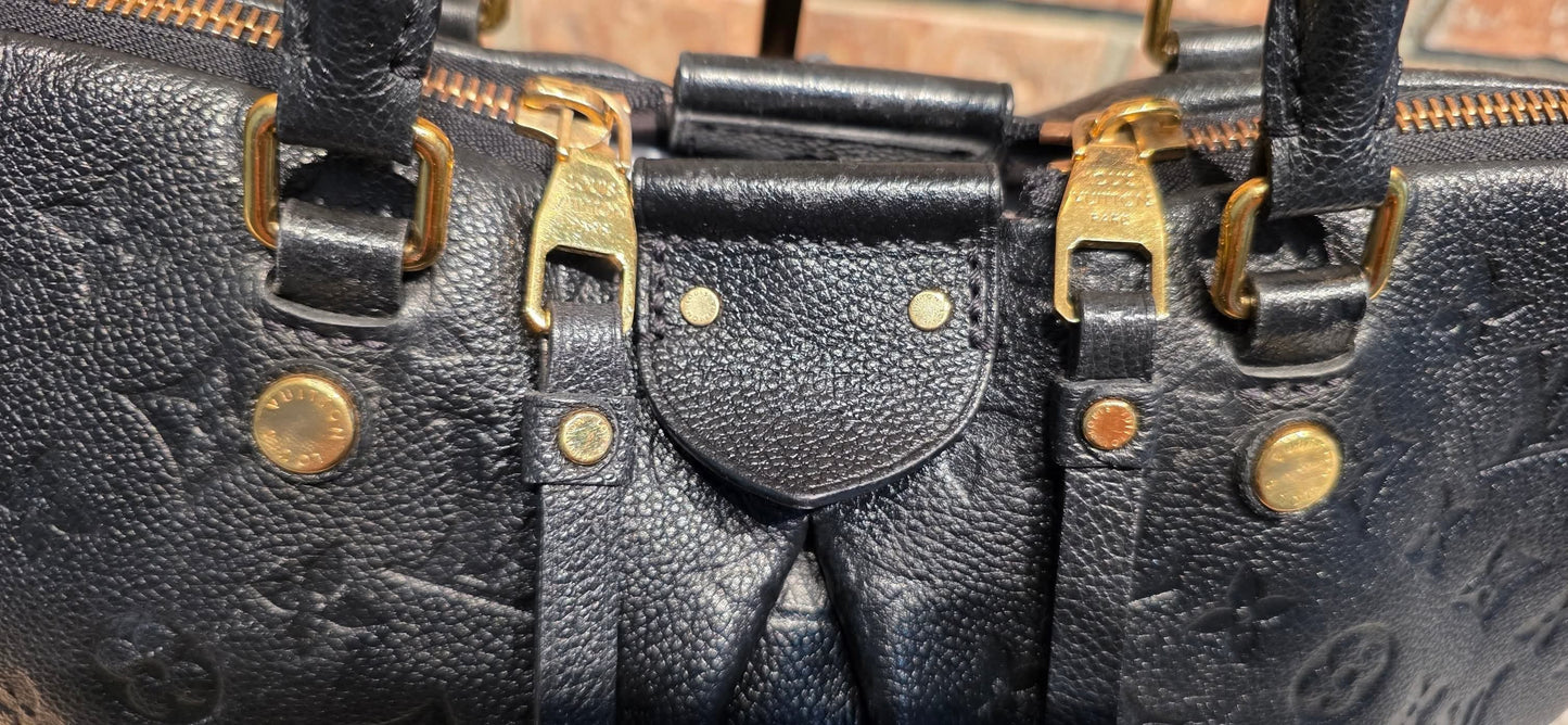 Authentic Louis Vuitton Mazarine MM Empreinte Noir