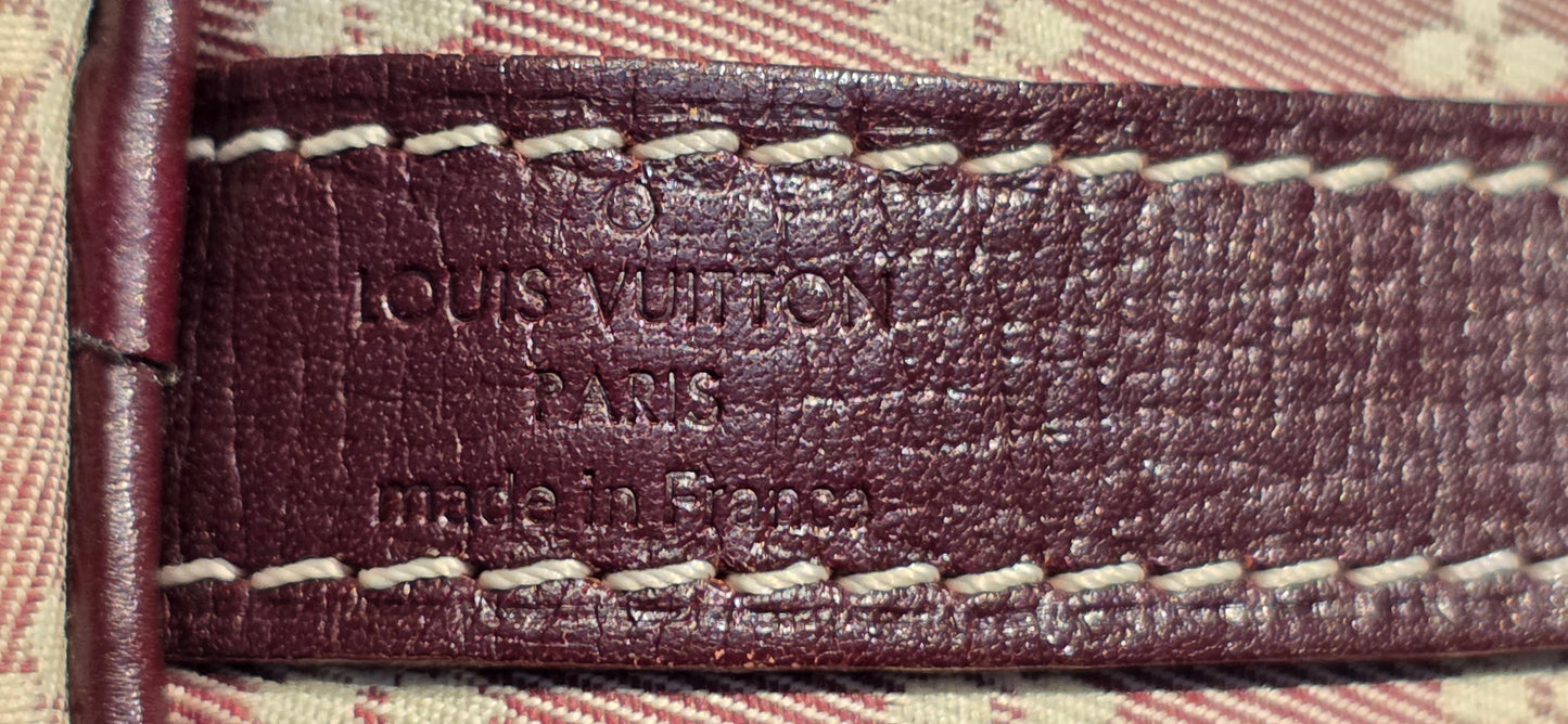 Authentic Louis Vuitton Speedy Bandouliere 30 Mini Lin (Sepia)