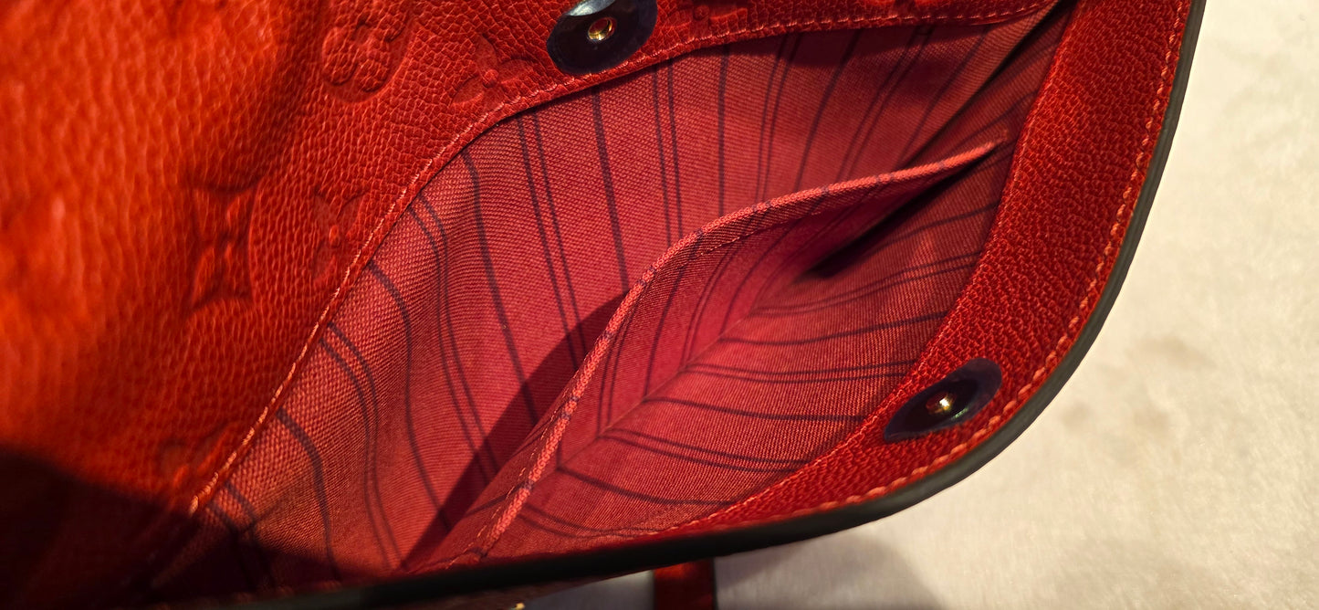 Authentic Louis Vuitton Fascinante Empreinte Red
