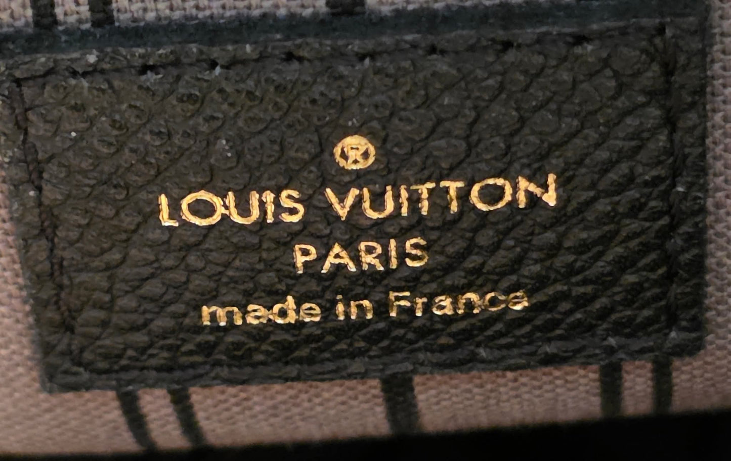 Authentic Louis Vuitton Mazarine MM Empreinte Noir