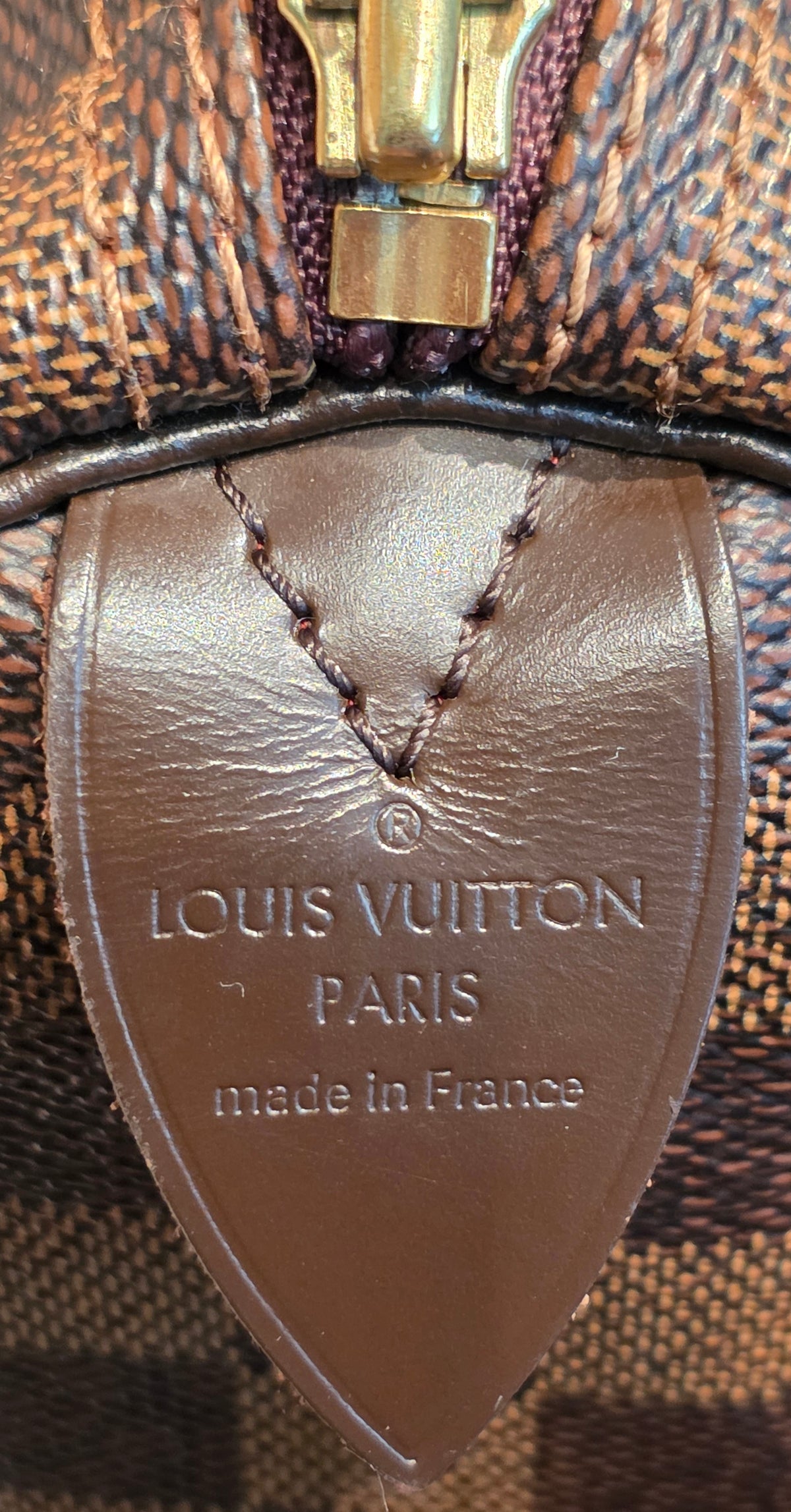 Authentic Louis Vuitton Speedy 35 Damier Ebene