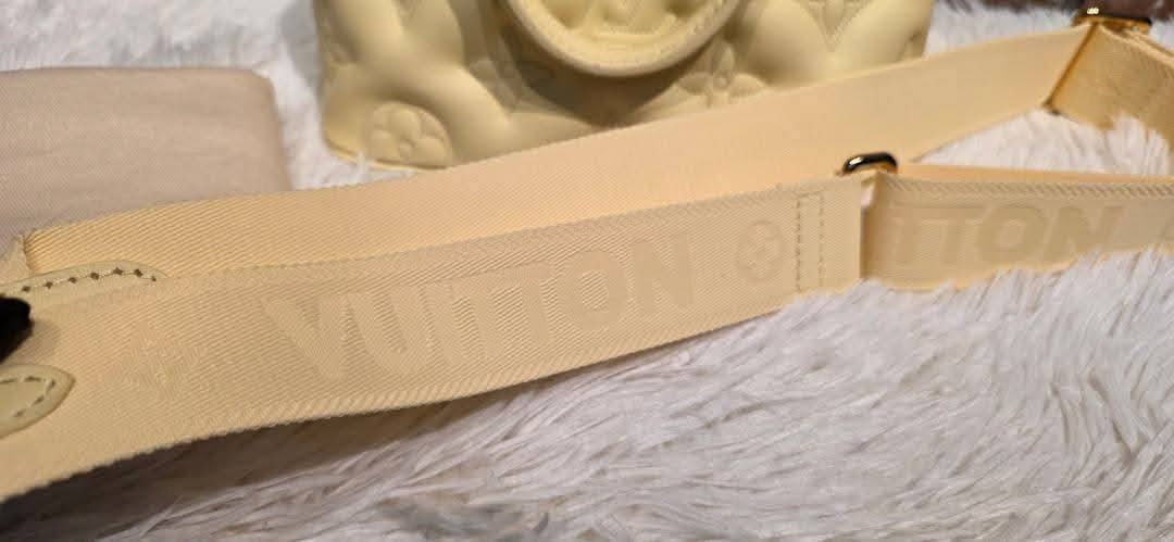 Authentic Louis Vuitton Alma BB Bubblegram Banane