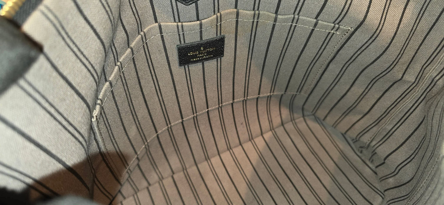 Authentic Louis Vuitton Mazarine MM Empreinte Noir