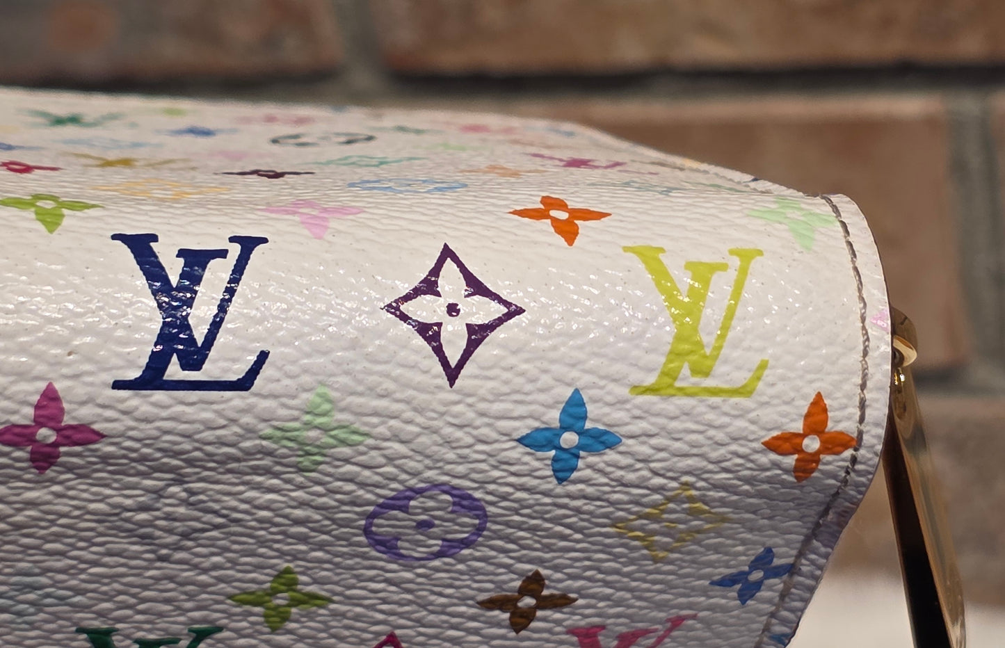 Authentic Louis Vuitton x Murakami Multicolor Zippy Wallet
