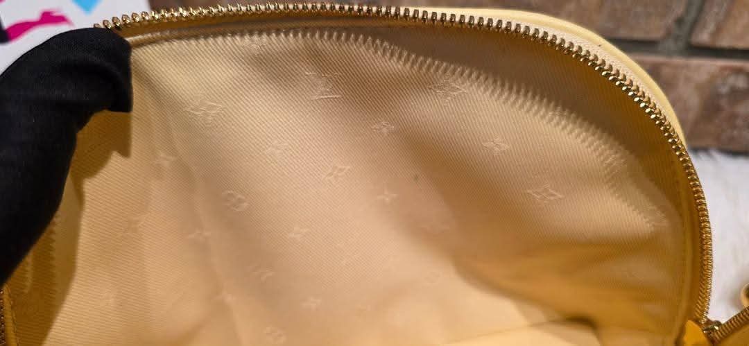 Authentic Louis Vuitton Alma BB Bubblegram Banane