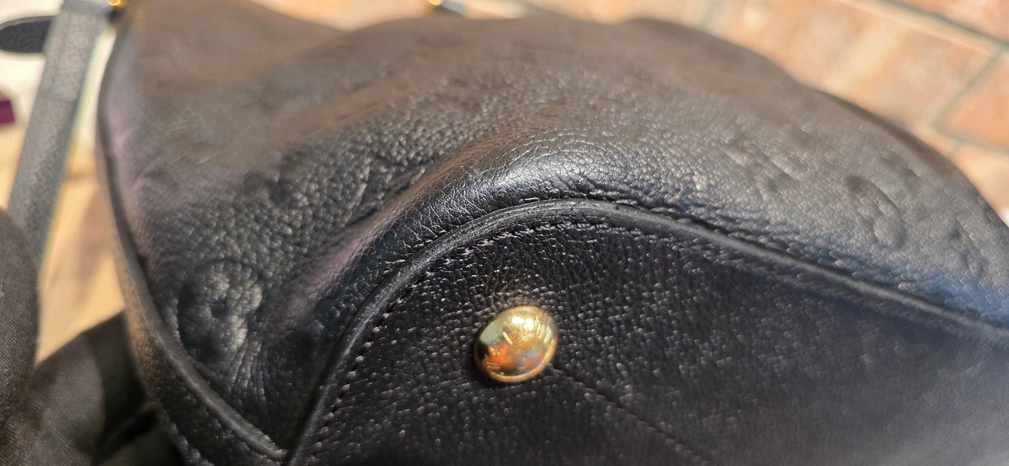 Authentic Louis Vuitton Mazarine MM Empreinte Noir