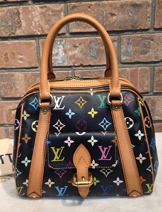 Authentic Louis Vuitton Priscilla Multicolor Noir
