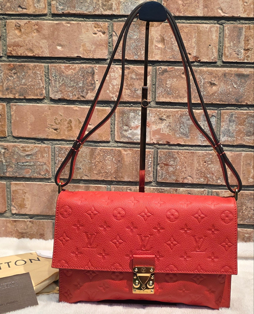 Authentic Louis Vuitton Fascinante Empreinte Red