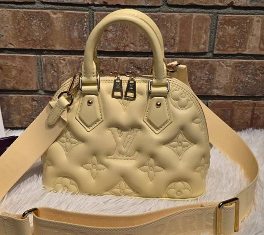 Authentic Louis Vuitton Alma BB Bubblegram Banane