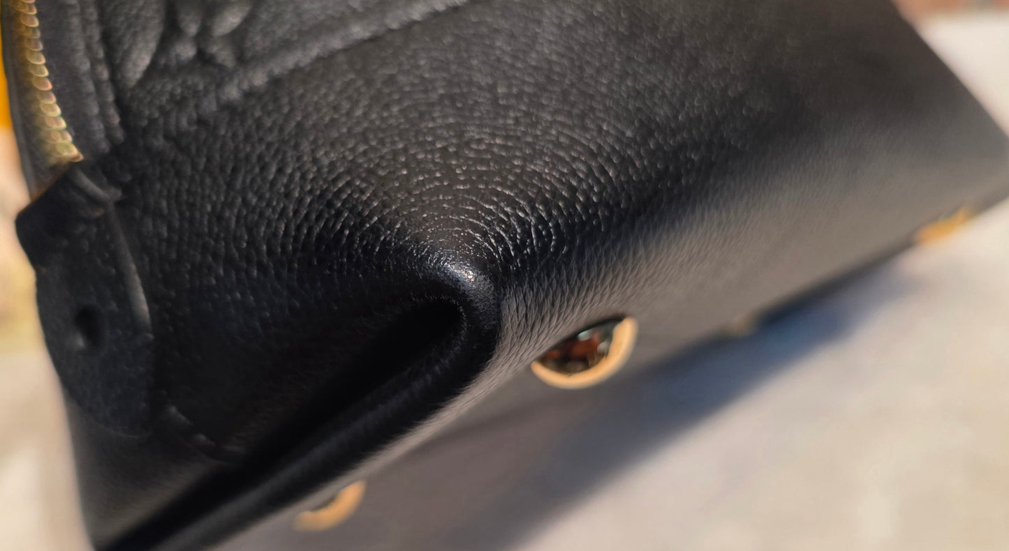 Authentic Louis Vuitton Neo Alma BB Empreinte Noir