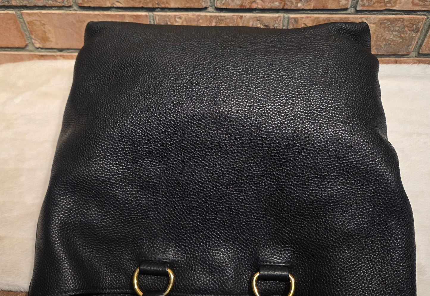 Authentic Prada Vitello Daino Leather Shopping Tote