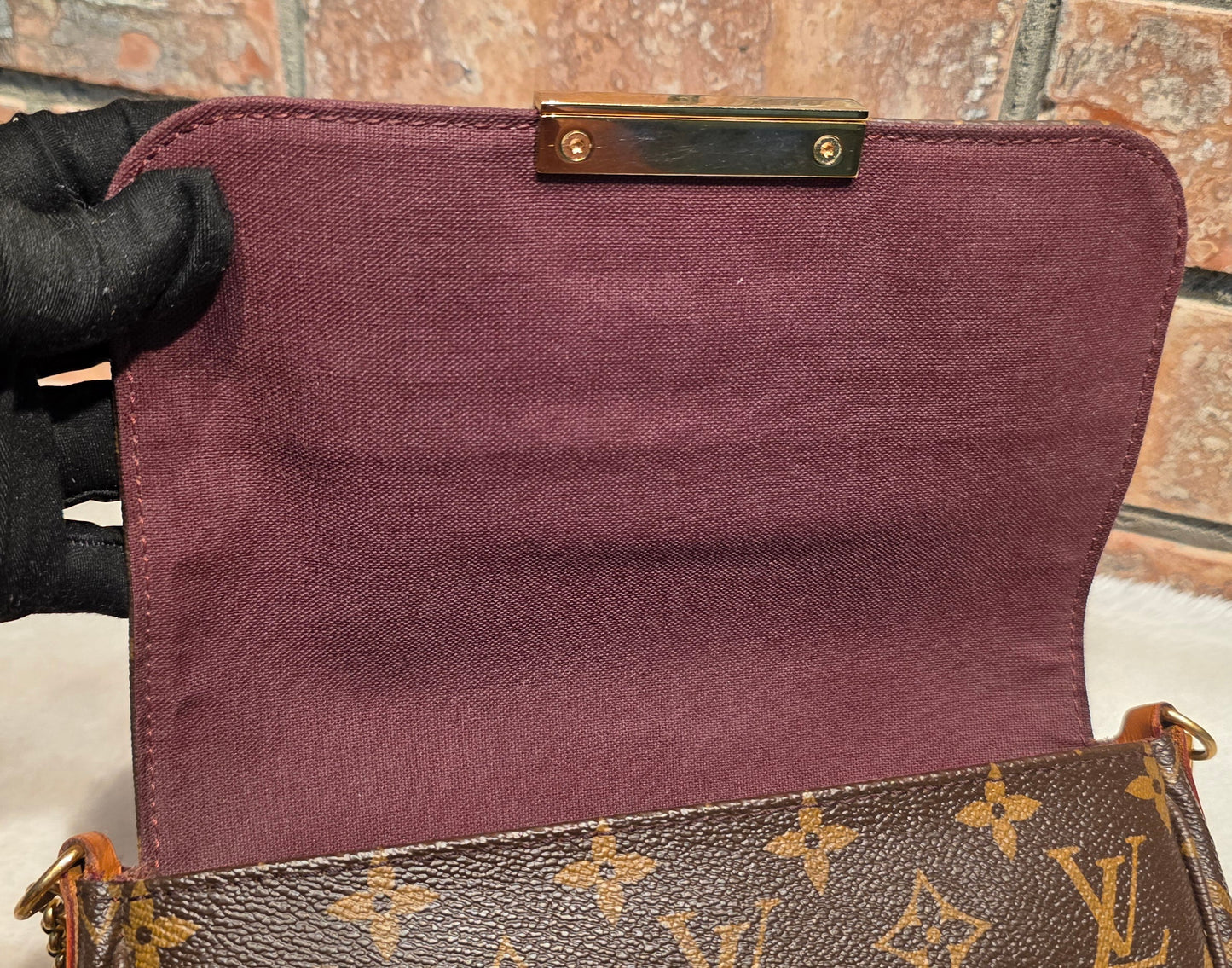 Authentic Louis Vuitton Favorite PM (NO LEATHER STRAP)