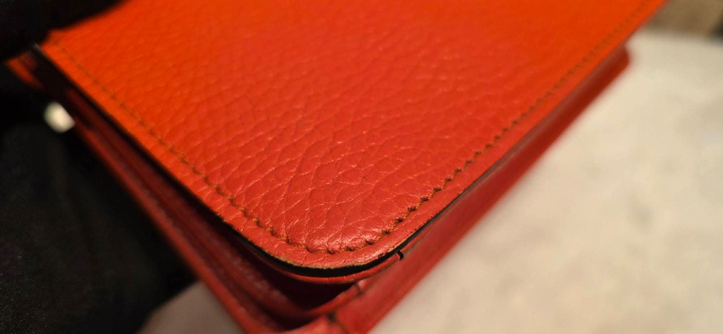 Authentic Gucci GG Interlocking Crossbody in Orange