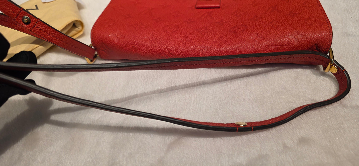 Authentic Louis Vuitton Fascinante Empreinte Red