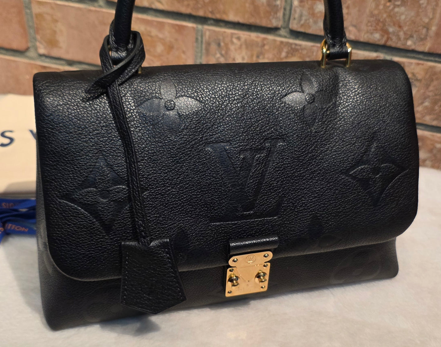 Authentic Louis Vuitton Madeleine MM Empreinte Noir