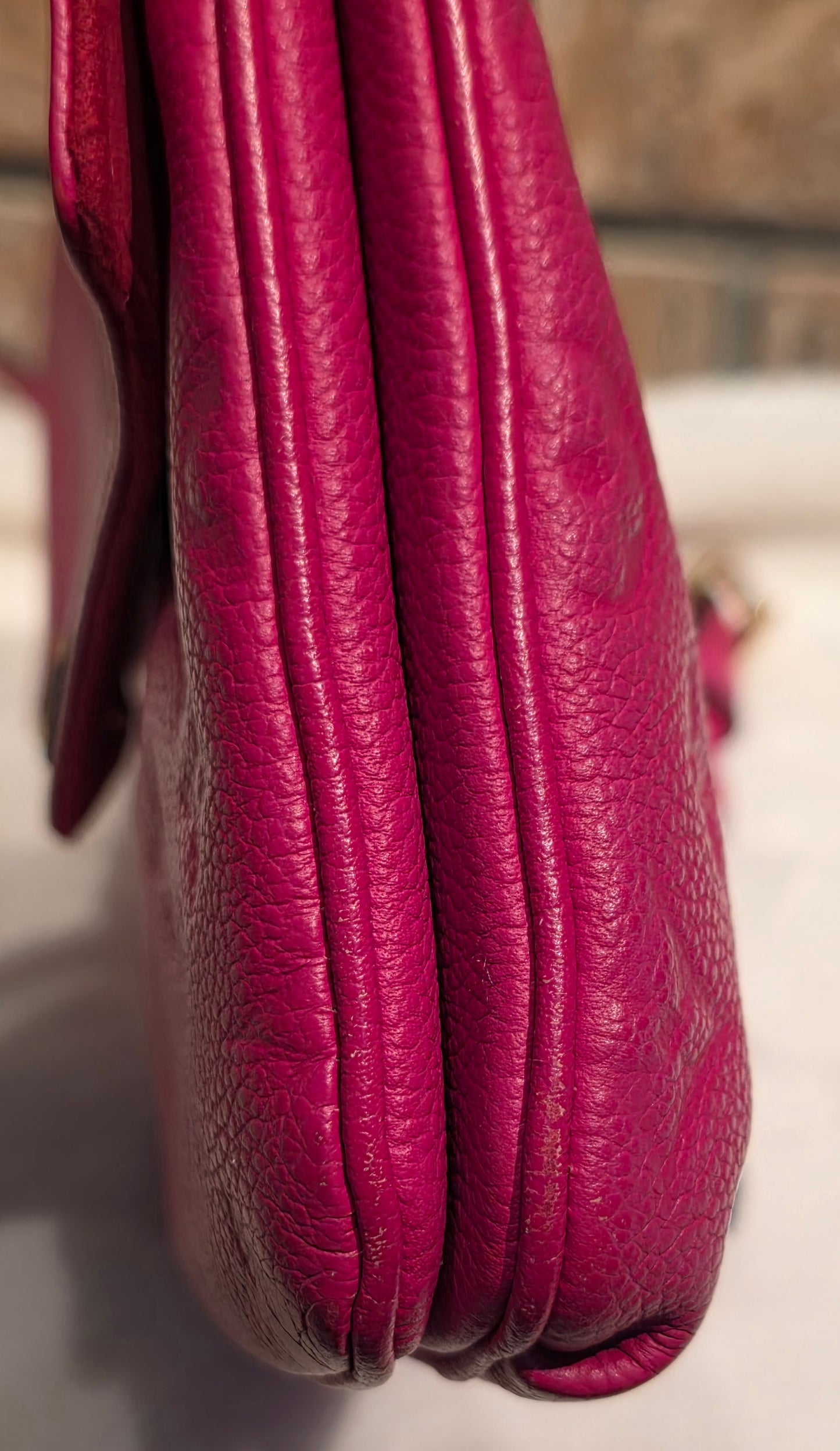 Authentic Louis Vuitton Twice/Twinset Pochette in Dahlia Pink