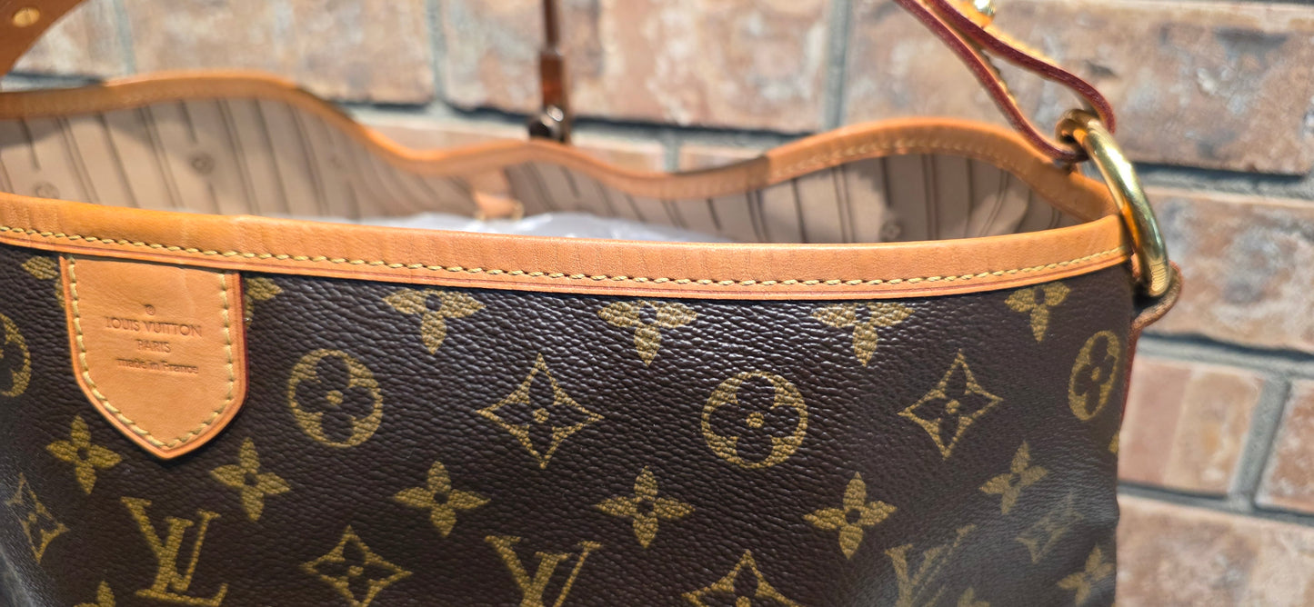 Authentic Louis Vuitton Delightful MM Monogram (FL1191)