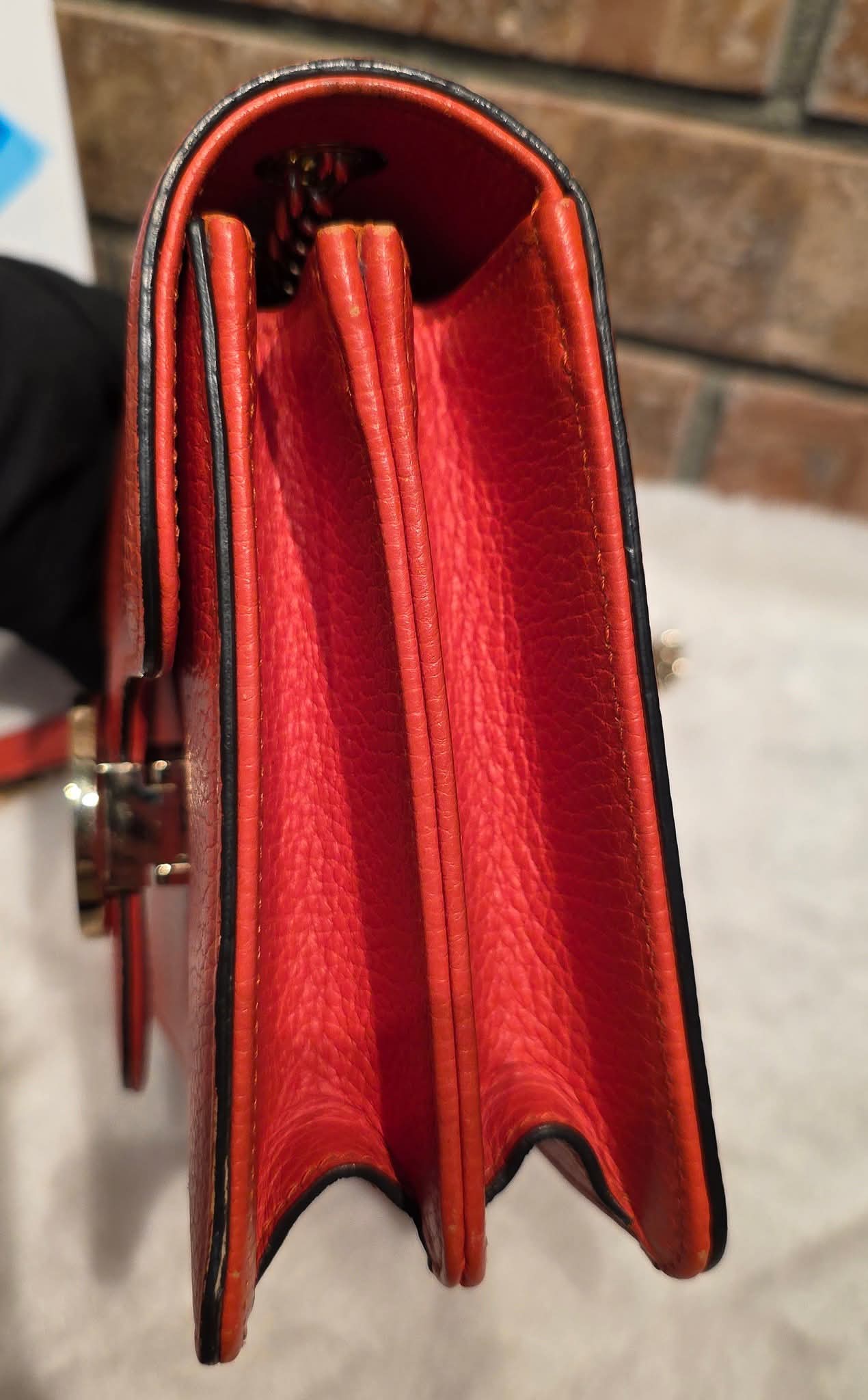 Authentic Gucci GG Interlocking Crossbody in Orange