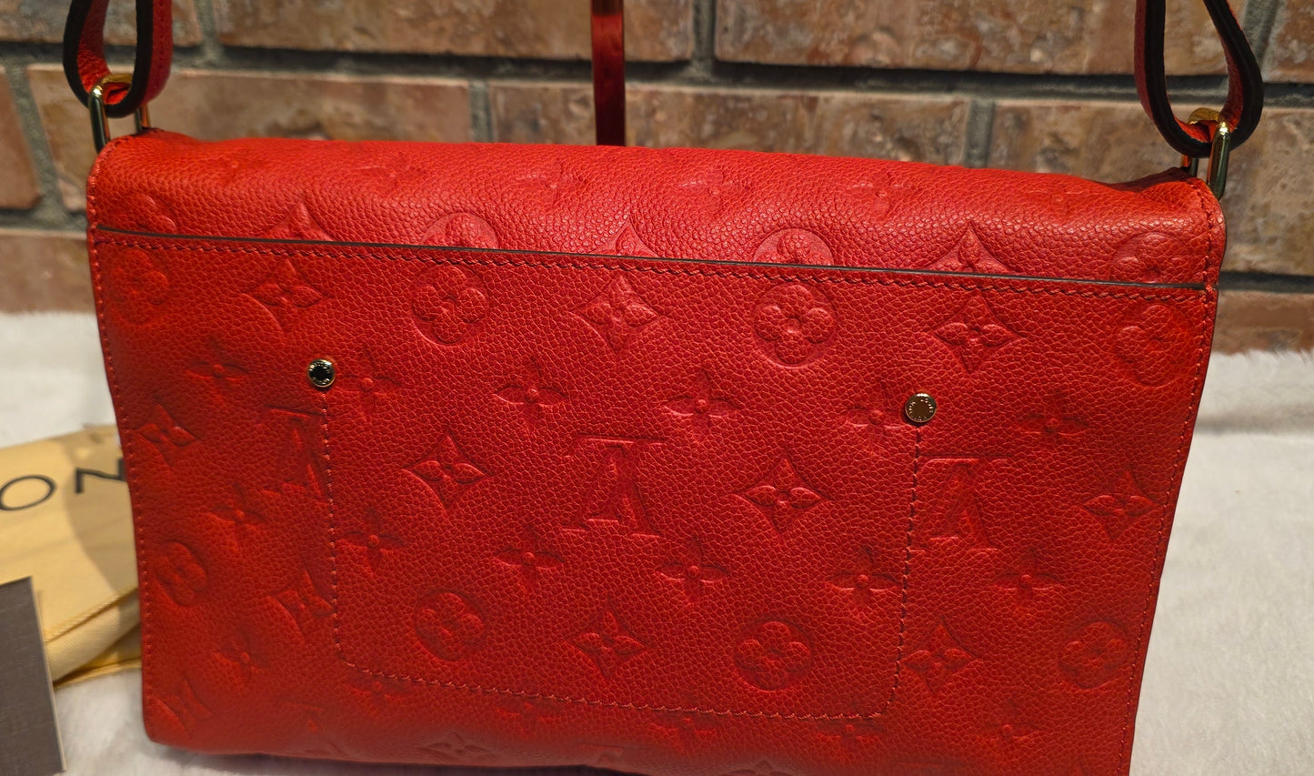 Authentic Louis Vuitton Fascinante Empreinte Red