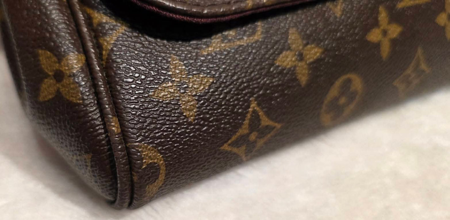 Authentic Louis Vuitton Favorite MM Monogram (SA4194)