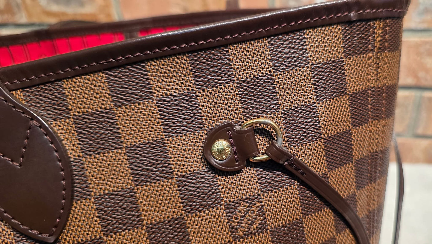 Authentic Louis Vuitton Neverfull MM Damier Ebene