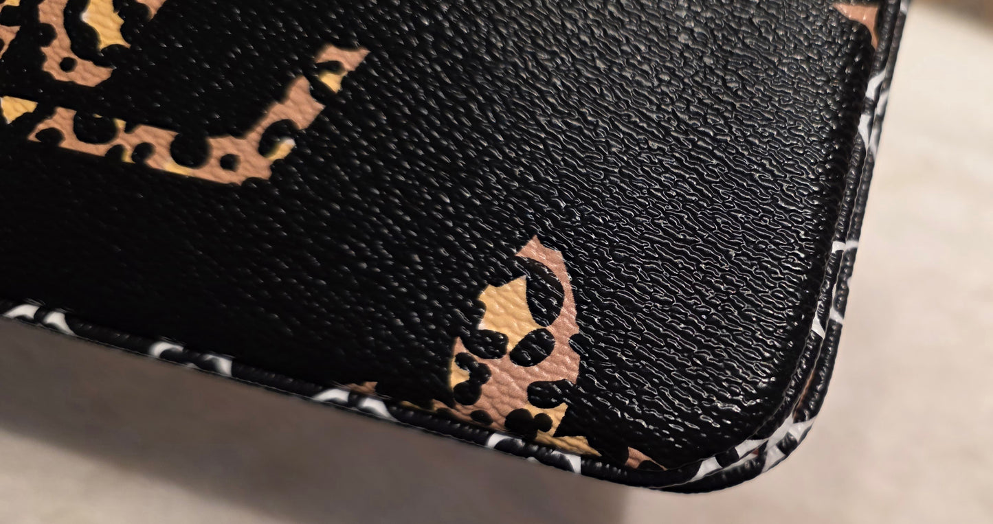 Authentic Louis Vuitton Double Zip Pochette Giant Monogram Jungle Edition