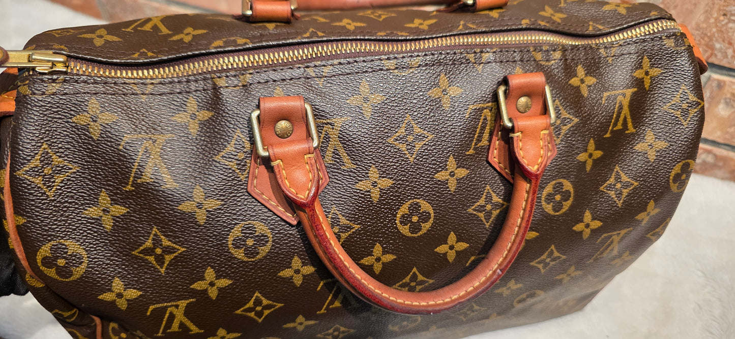 Authentic Louis Vuitton Speedy 35 Monogram