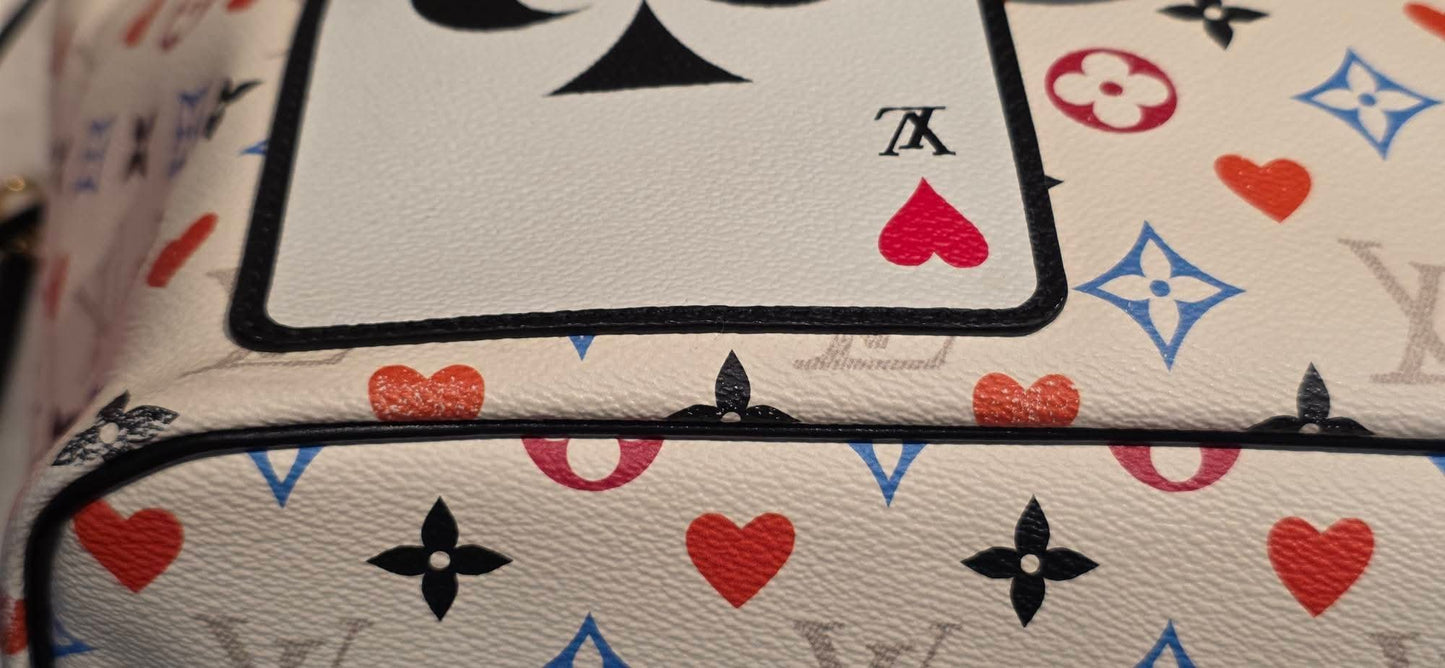 Authentic Louis Vuitton Neverfull MM with Pouch Game On Collection