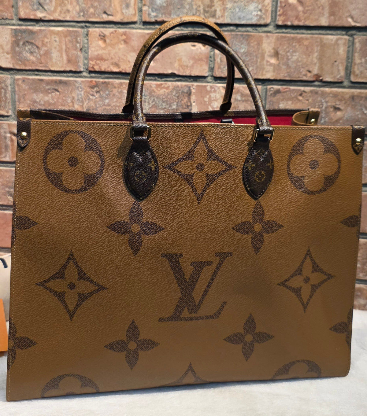 Authentic Louis Vuitton OTG GM Monogram Reverse