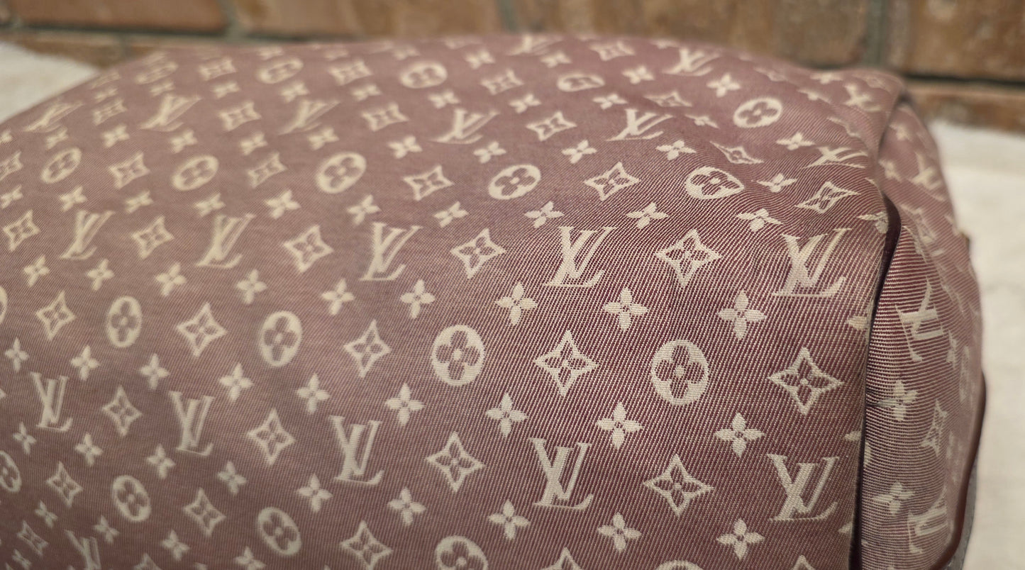 Authentic Louis Vuitton Speedy Bandouliere 30 Mini Lin (Sepia)