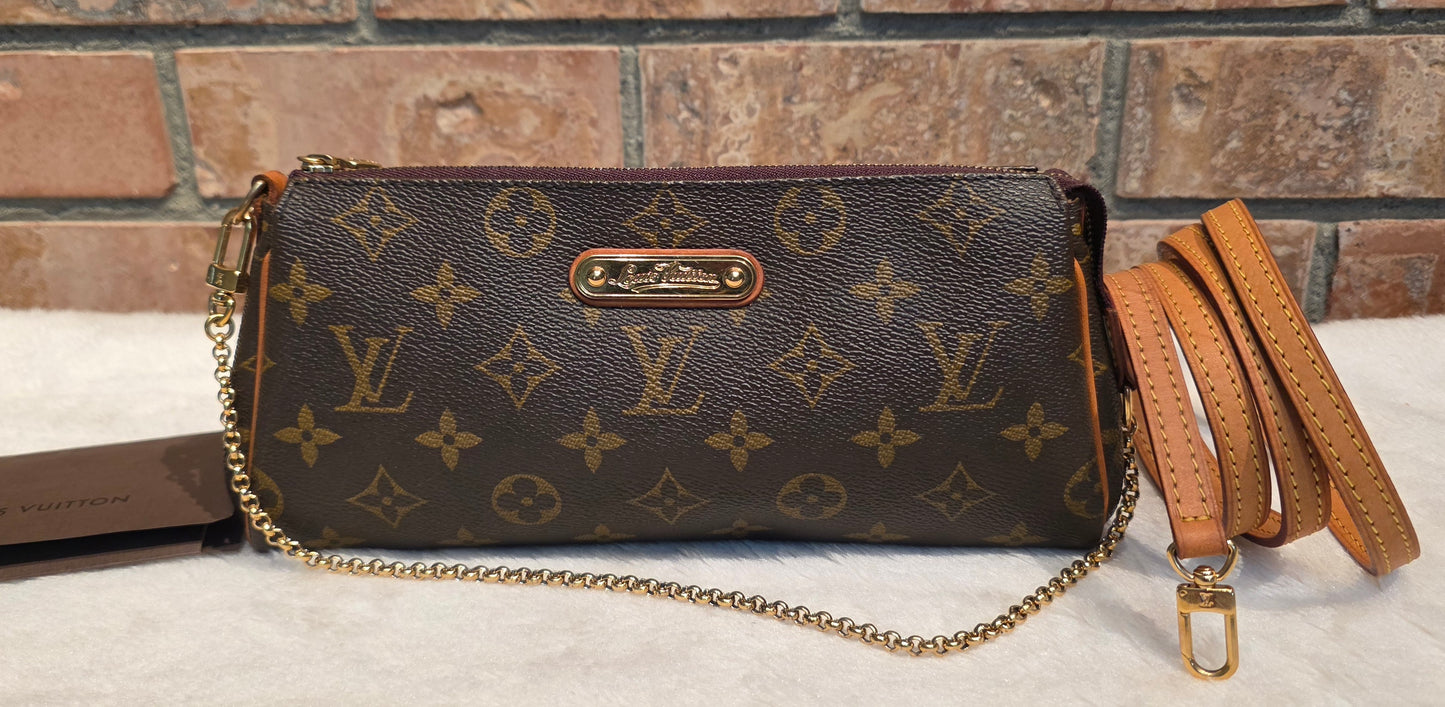 Authentic Louis Vuitton Eva Monogram