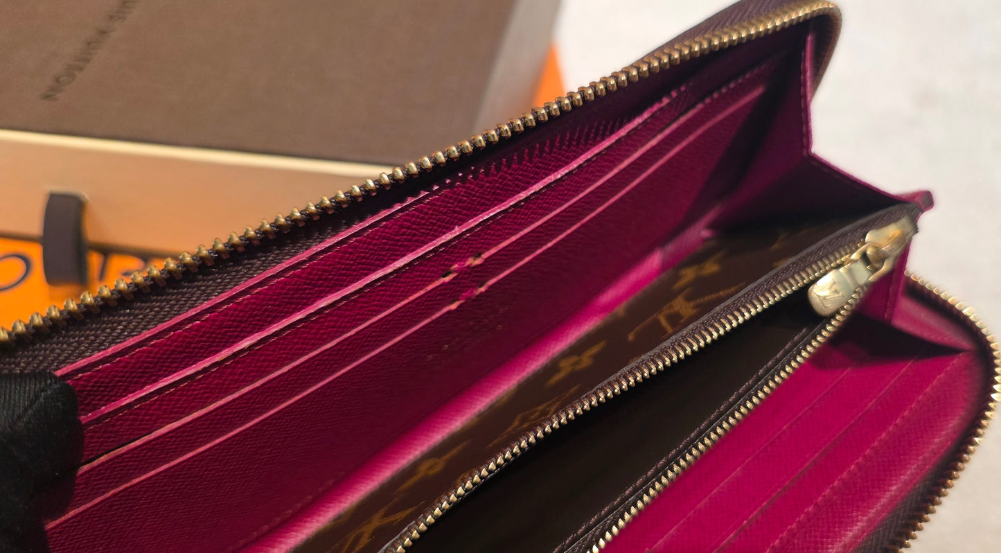 Authentic Louis Vuitton Clemence Wallet