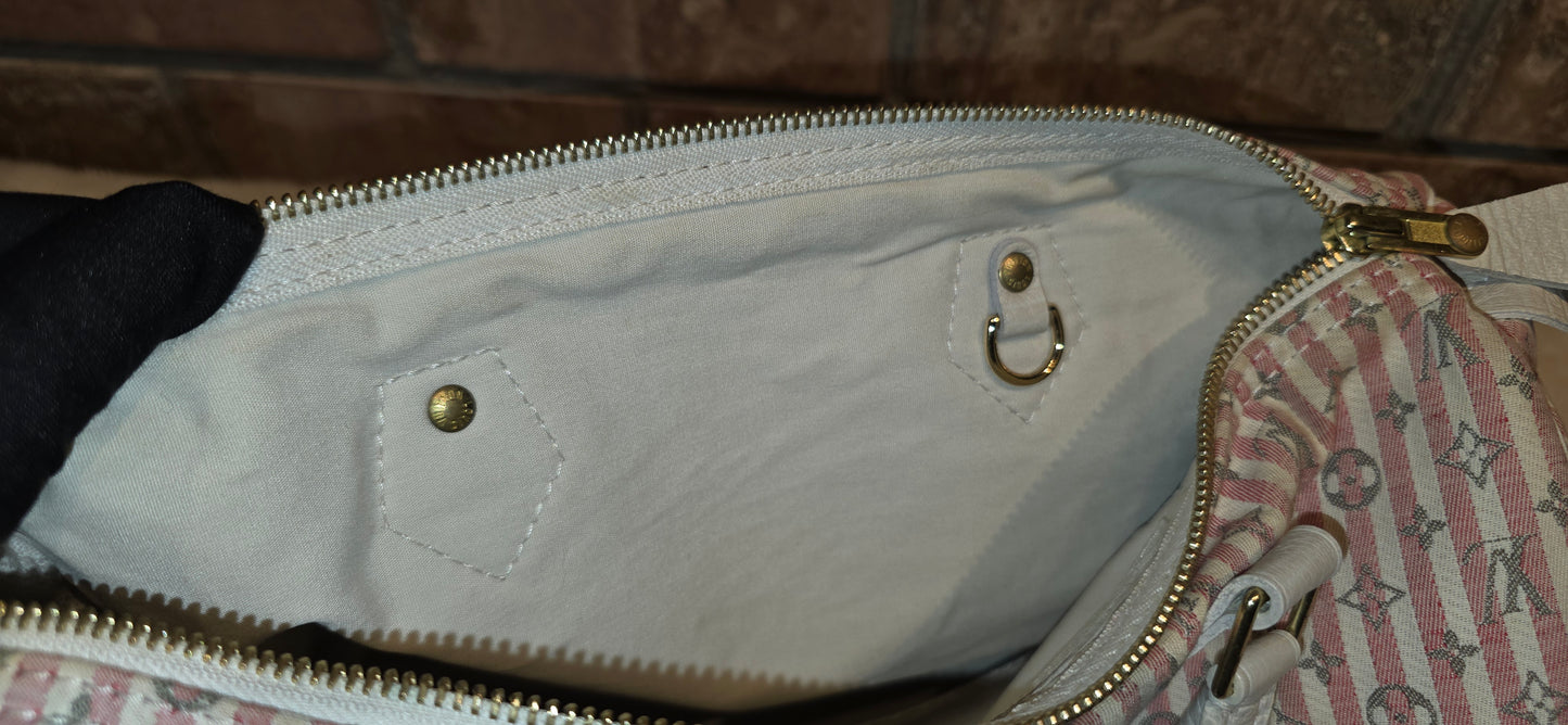 Authentic Louis Vuitton Speedy 30 Mini Lin Croisette