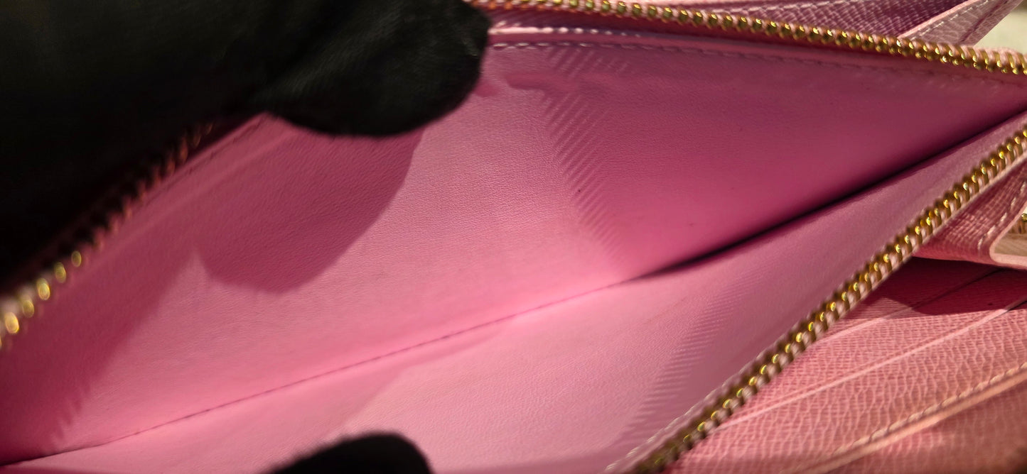 Authentic Louis Vuitton Multicolor White Zippy Wallet