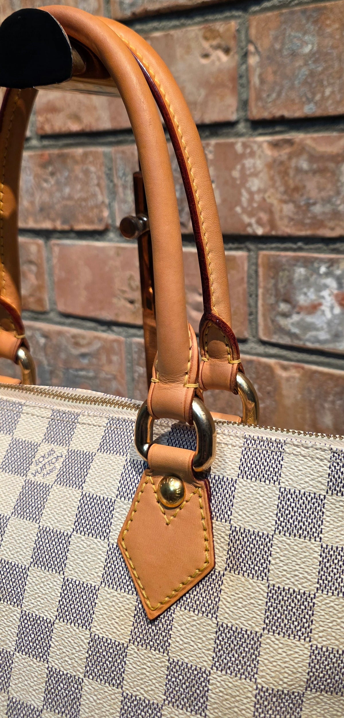 Authentic Louis Vuitton Saleya PM Damier Azur