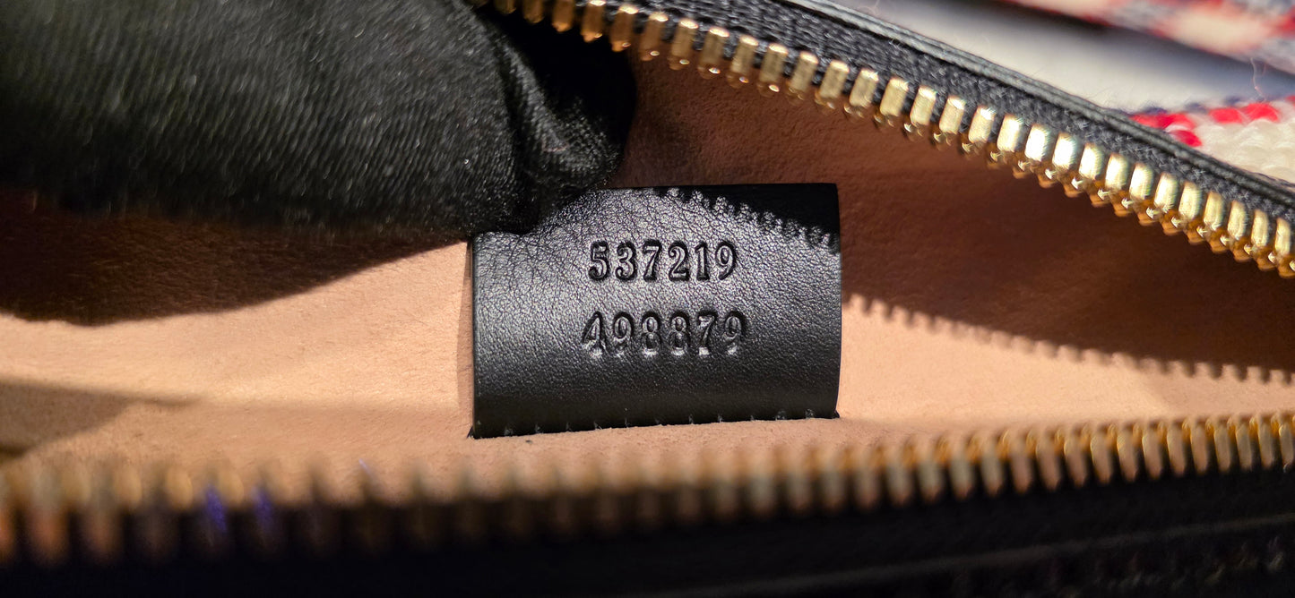 Authentic Gucci Rajah Large Tweed Tote