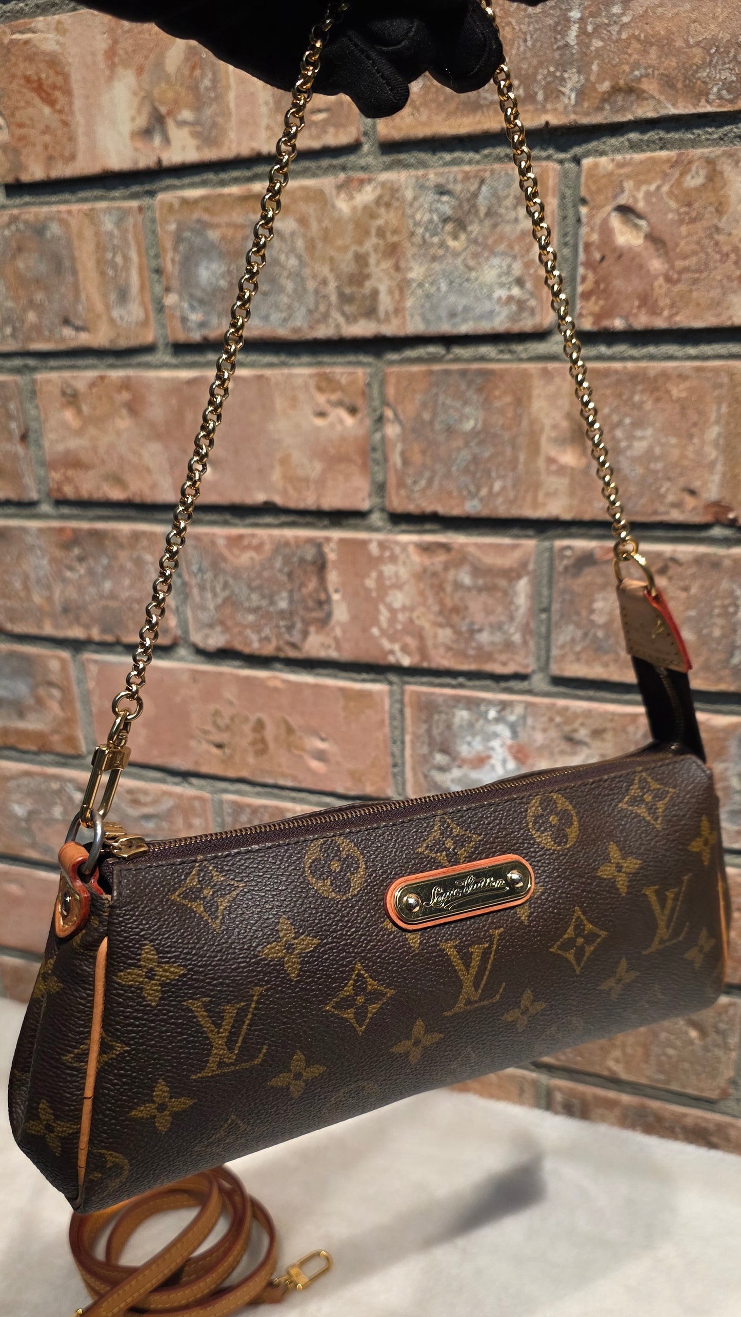 Authentic Louis Vuitton Eva Monogram