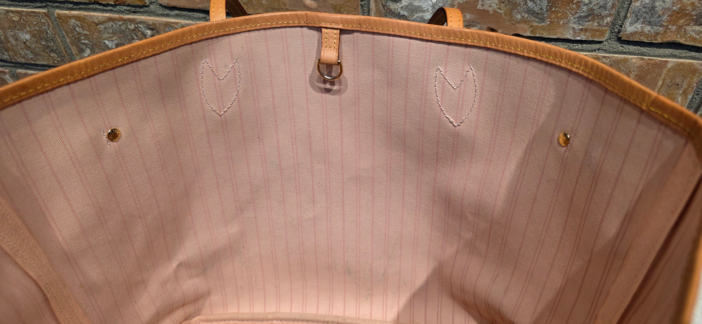 Authentic Louis Vuitton Neverfull MM Damier Azur (Bag Only)