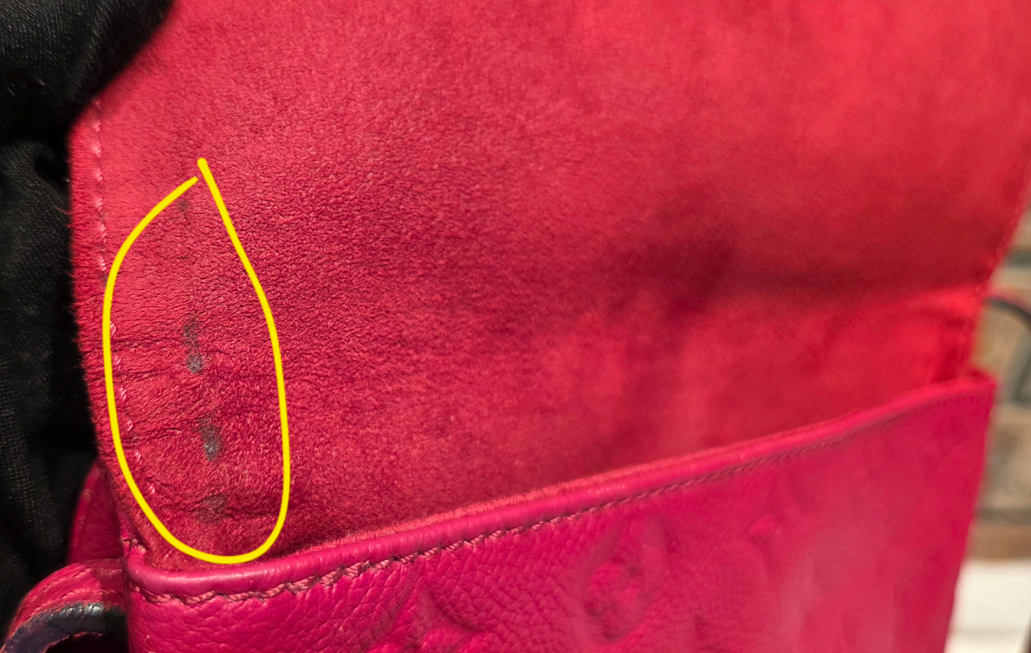 Authentic Louis Vuitton Twice/Twinset Pochette in Dahlia Pink