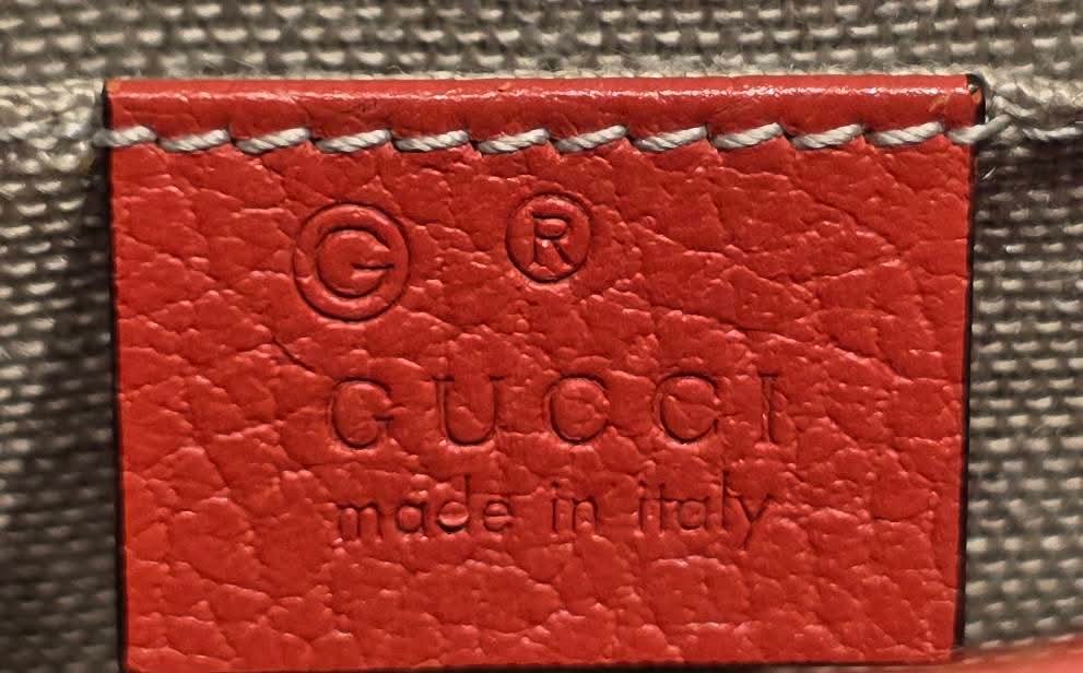 Authentic Gucci GG Interlocking Crossbody in Orange