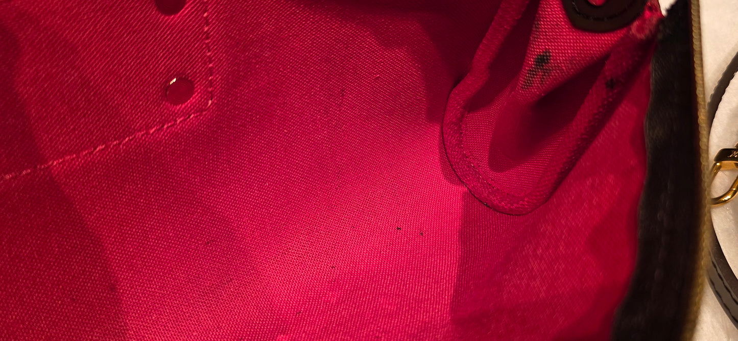 Authentic Louis Vuitton Eva Damier Ebene Crossbody