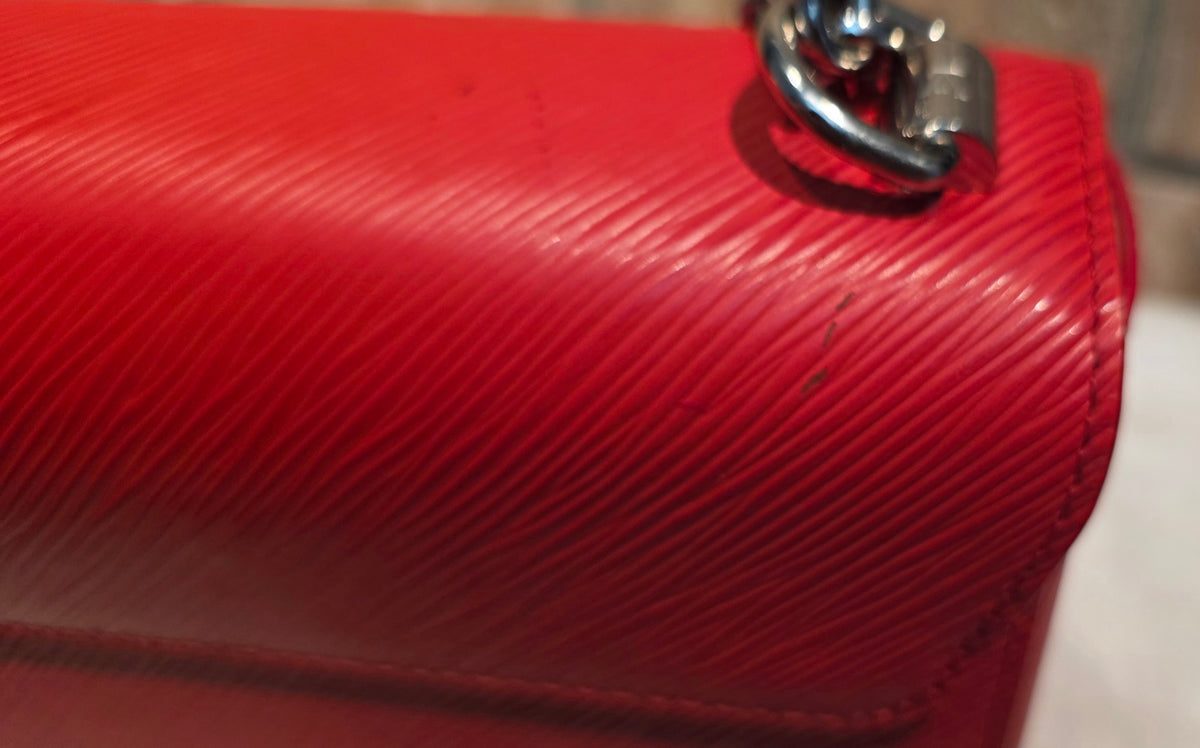 Authentic Louis Vuitton Twist MM Epi Leather in Red