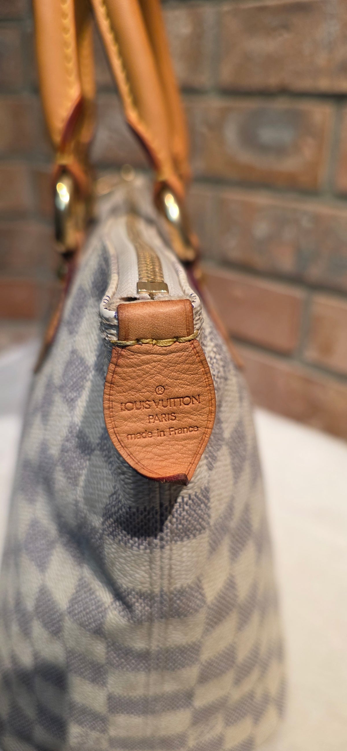 Authentic Louis Vuitton Saleya PM Damier Azur