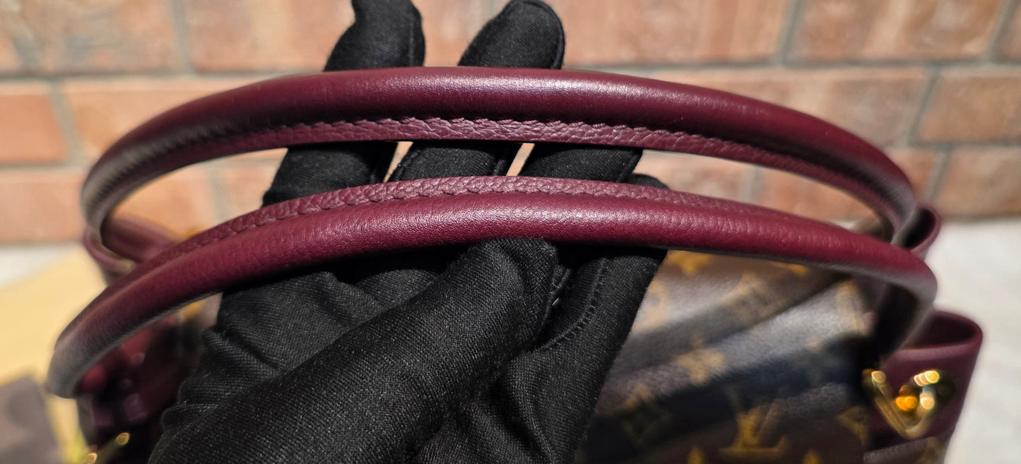 Authentic Louis Vuitton Olympe Monogram Bordeaux